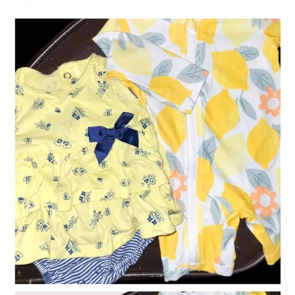 Baby Girl Clothes Bundle 3 Months Lemons and Daisy's - Picture 2 of 2